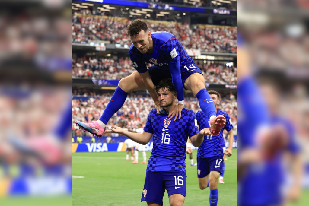 Martin Baturina celebra el gol del empate de Croacia ante Inglaterra en el Mundial 2026